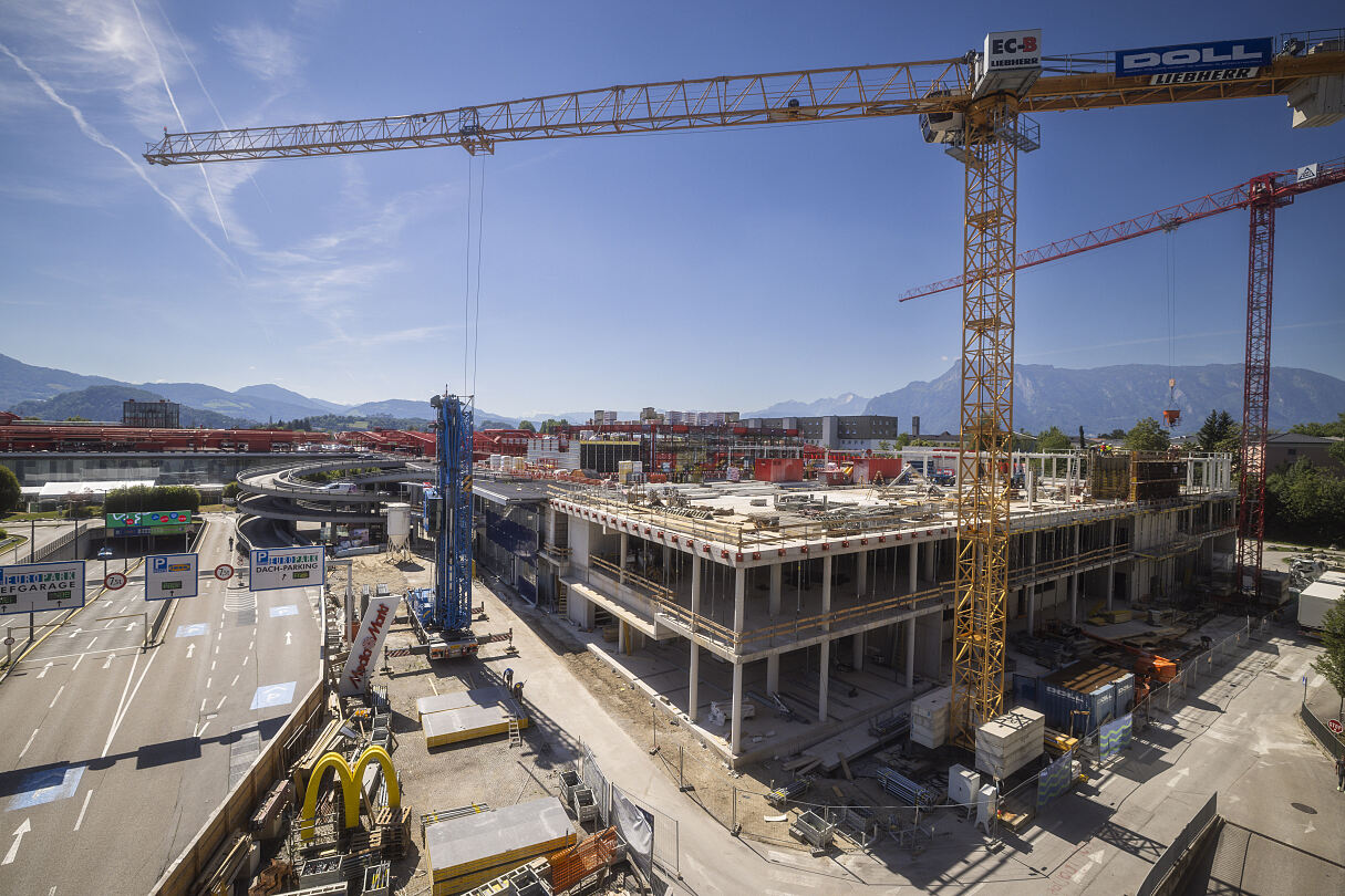 EUROPARK Außenaufnahme_Blick auf Baustelle