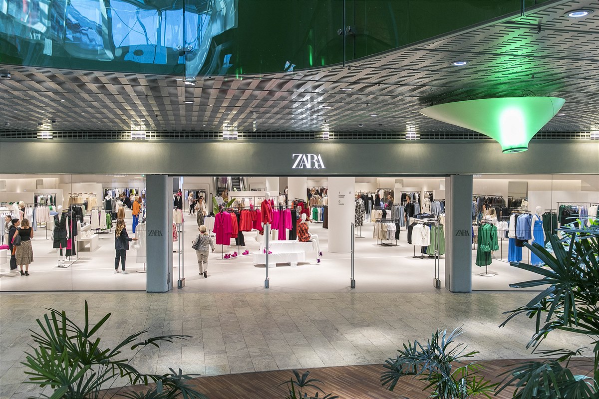 Portal neuer Zara-Store im EUROPARK Salzburg